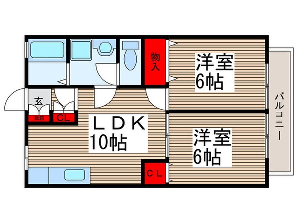 パルクヴィラの物件間取画像